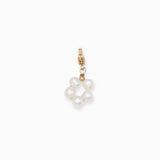 Charms perle fleur 13x13mm