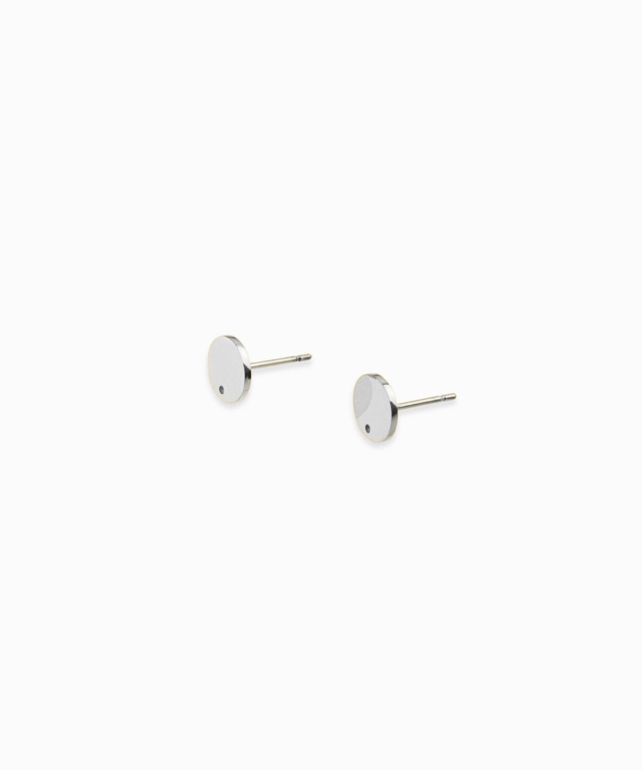 Clous d'oreilles plateaux 8mm