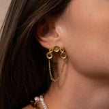 Clous d'oreilles Anya 6mm et 4mm