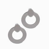 Clous d'oreilles cercle spiral 14x10mm