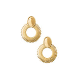 Clous d'oreilles dentelles plateau 14x10mm