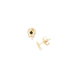 Clous d'oreilles étoile avec attache 6mm