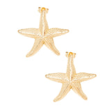 Clous d'oreilles étoile de mer 29x31mm