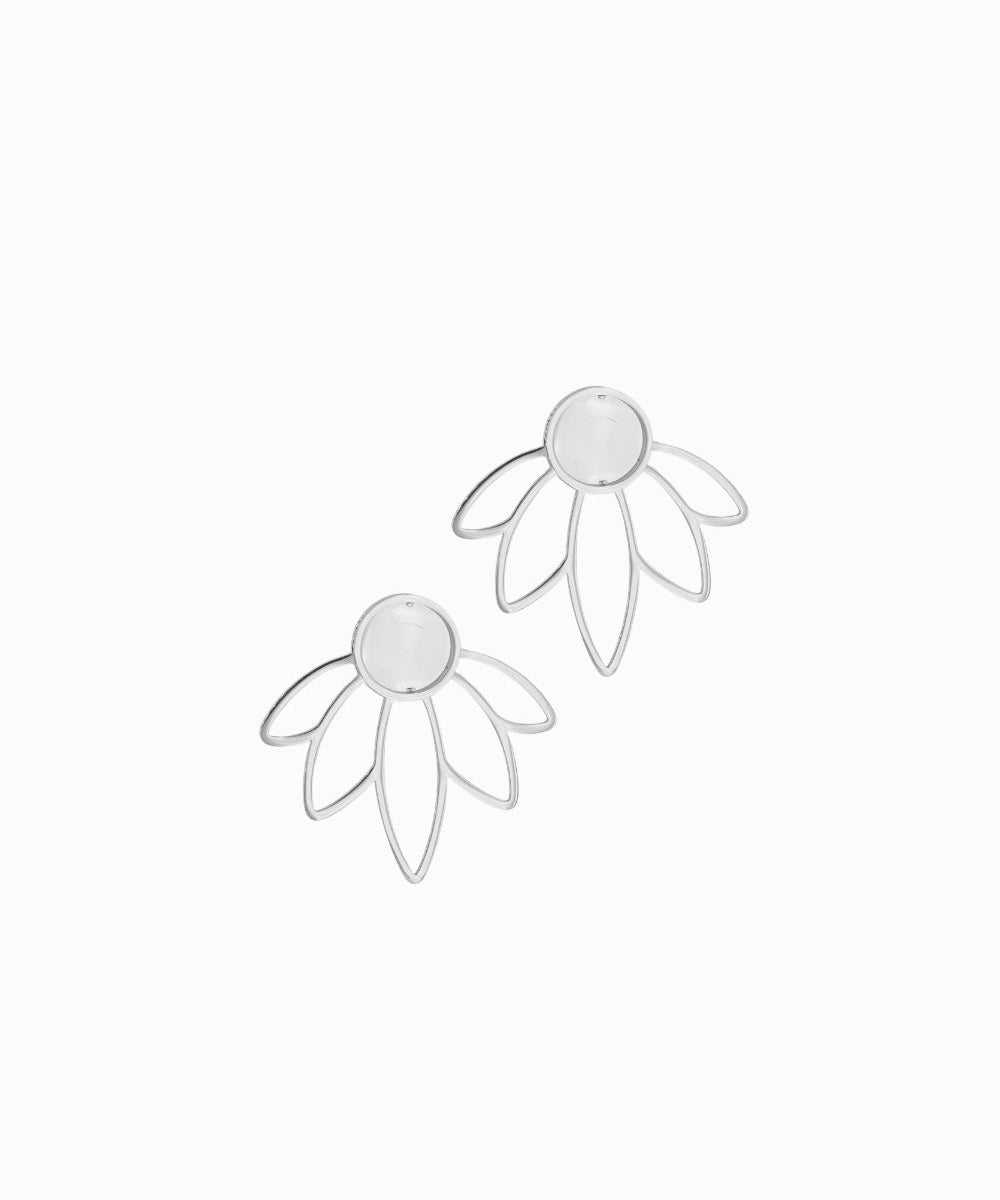 Clous d'oreilles fleur ajourée 8mm