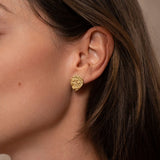 Clous d'oreilles goutte 15.50x12.50mm