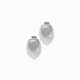 Clous d'oreilles gouttes plateau 14x10mm