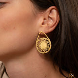 Clous d'oreilles mandala 12mm