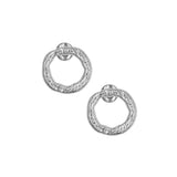 Clous d'oreilles cercle martelés 16mm