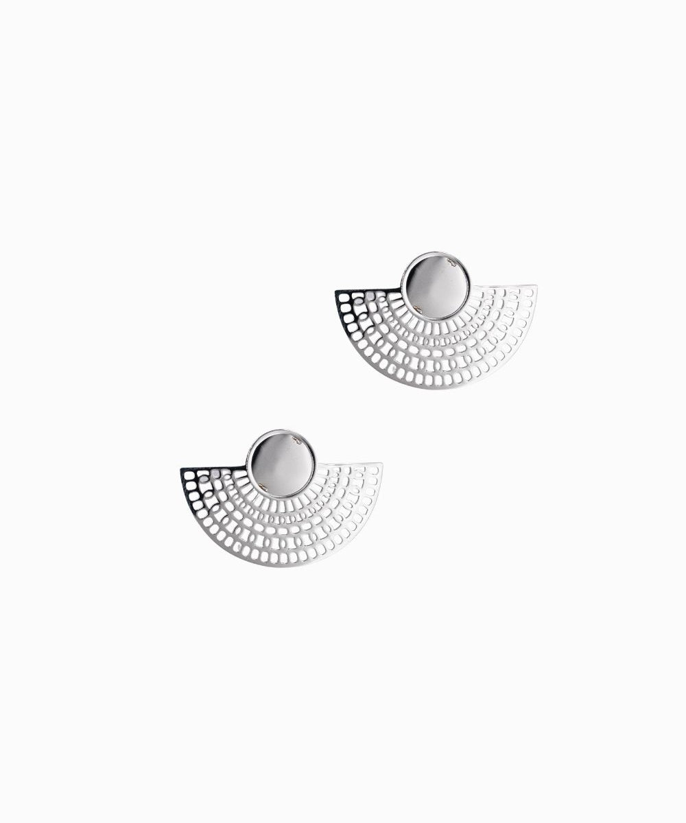 Clous d'oreilles roue de paon 8mm