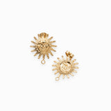 Clous d'oreilles soleils 20mm