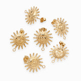 Clous d'oreilles soleils 20mm