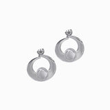 Clous d'oreilles spirales plateau 10x8mm