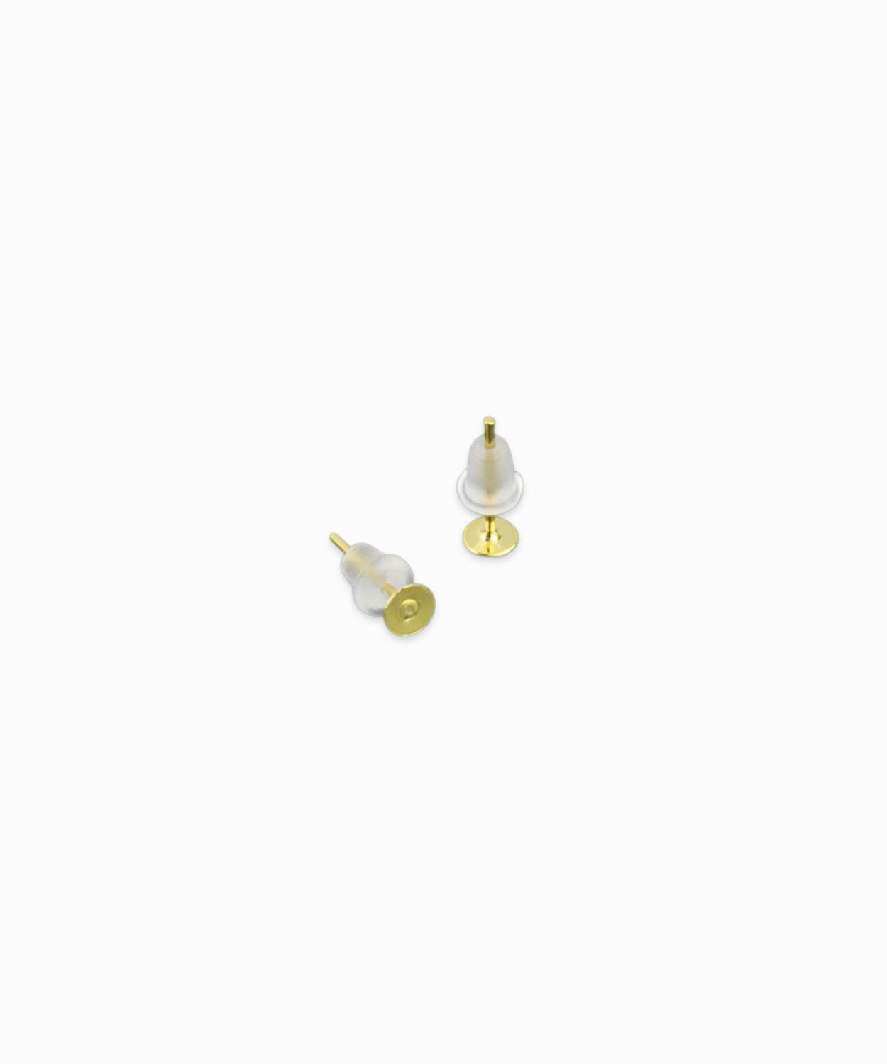 Clous d'oreilles supports à coller 4mm