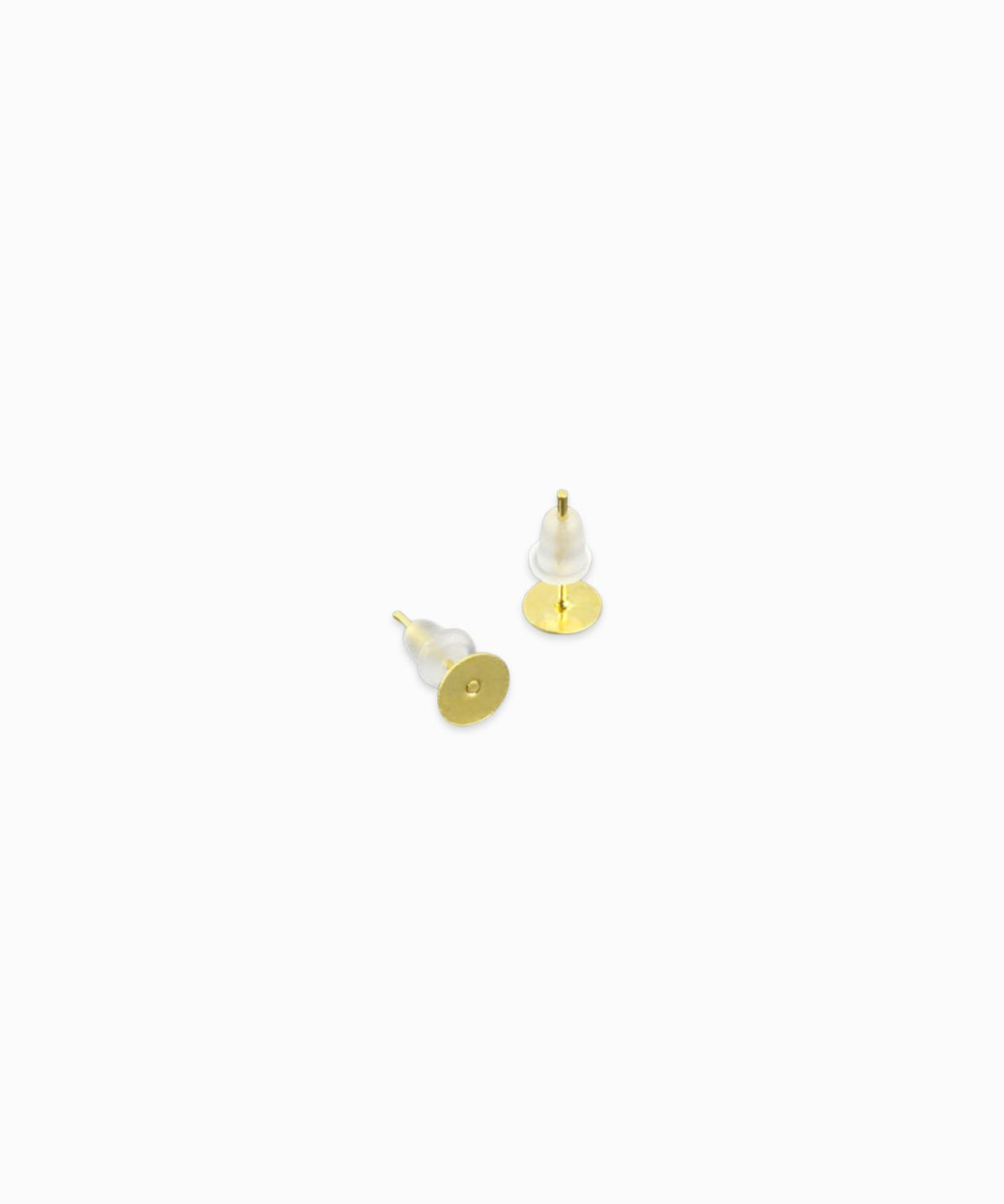 Clous d'oreilles supports à coller 6mm