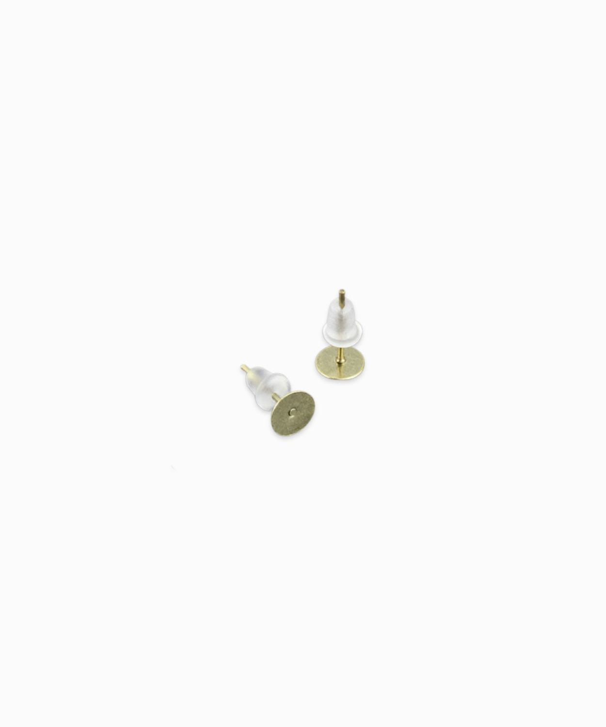 Clous d'oreilles supports à coller 6mm