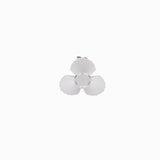 Clous d'oreilles triple feuille 8mm