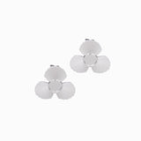 Clous d'oreilles triple feuille 8mm