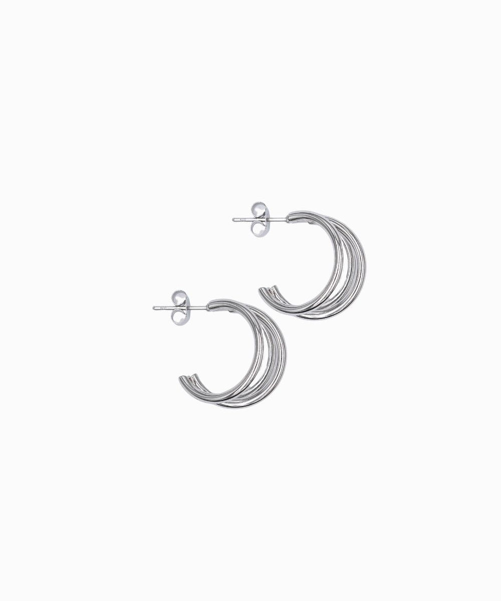 Clous d'oreilles trois rangs 20x15 mm