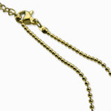 Collier chaîne bille 1.50mm - Longueur 40 cm