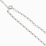 Collier chaîne maille ovale 4x2.80mm - Longueur 38 cm