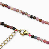 Collier perles rondes 2.80mm - Tourmaline