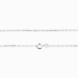 Collier en maille biseautée 3x1.80mm - Longueur 43 cm