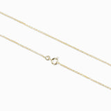 Collier en maille jaseron 2 mm - Longueur 43 cm