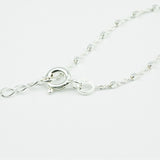 Collier forçat/cube 1mm - Longueur 40 cm