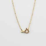 Collier maille bille facettée 1.30mm - Longueur 40 cm