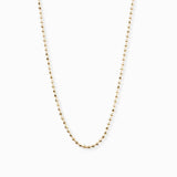 Collier maille bille facettée 1.30mm - Longueur 40 cm