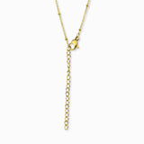 Collier maille forçat/bille 1.20x1.60mm - Longueur 40 cm