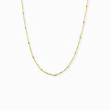 Collier maille forçat/bille 1.20x1.60mm - Longueur 40 cm