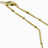 Collier maille gourmette/bille 1.40mm - Longueur 40 cm