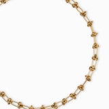 Collier trombone alternée 13x6mm - Longueur 45 cm