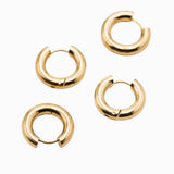 Créoles épaisses 18x3mm