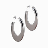 Créoles épaisses ovales 48x28mm