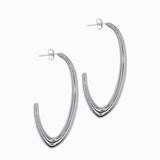 Créoles épaisses ovales 57x27mm