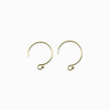 Crochets d'oreilles rondes 13mm