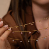 Chaîne forçat zirconium 1.40x1.80mm - Rose