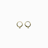 Dormeuses rondes anneau 13mm