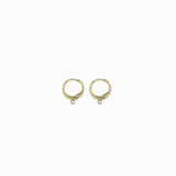 Dormeuses rondes anneau 13mm