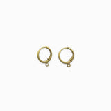 Dormeuses rondes anneau 13mm