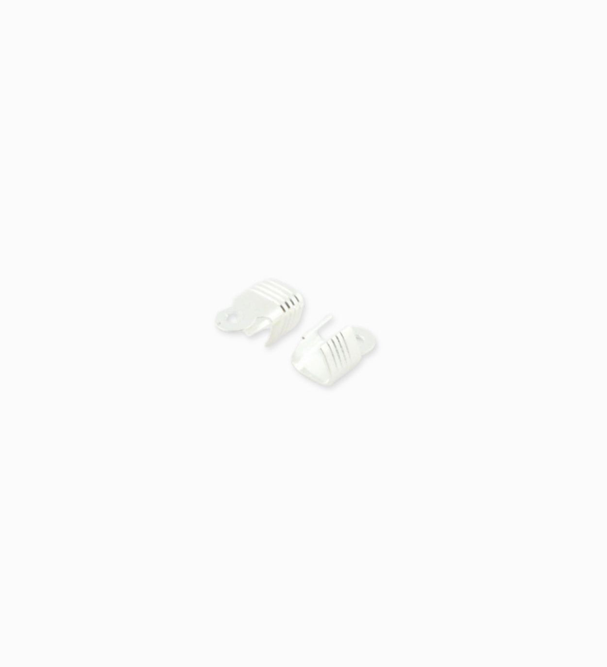 Embouts pinces lacets 10x6mm