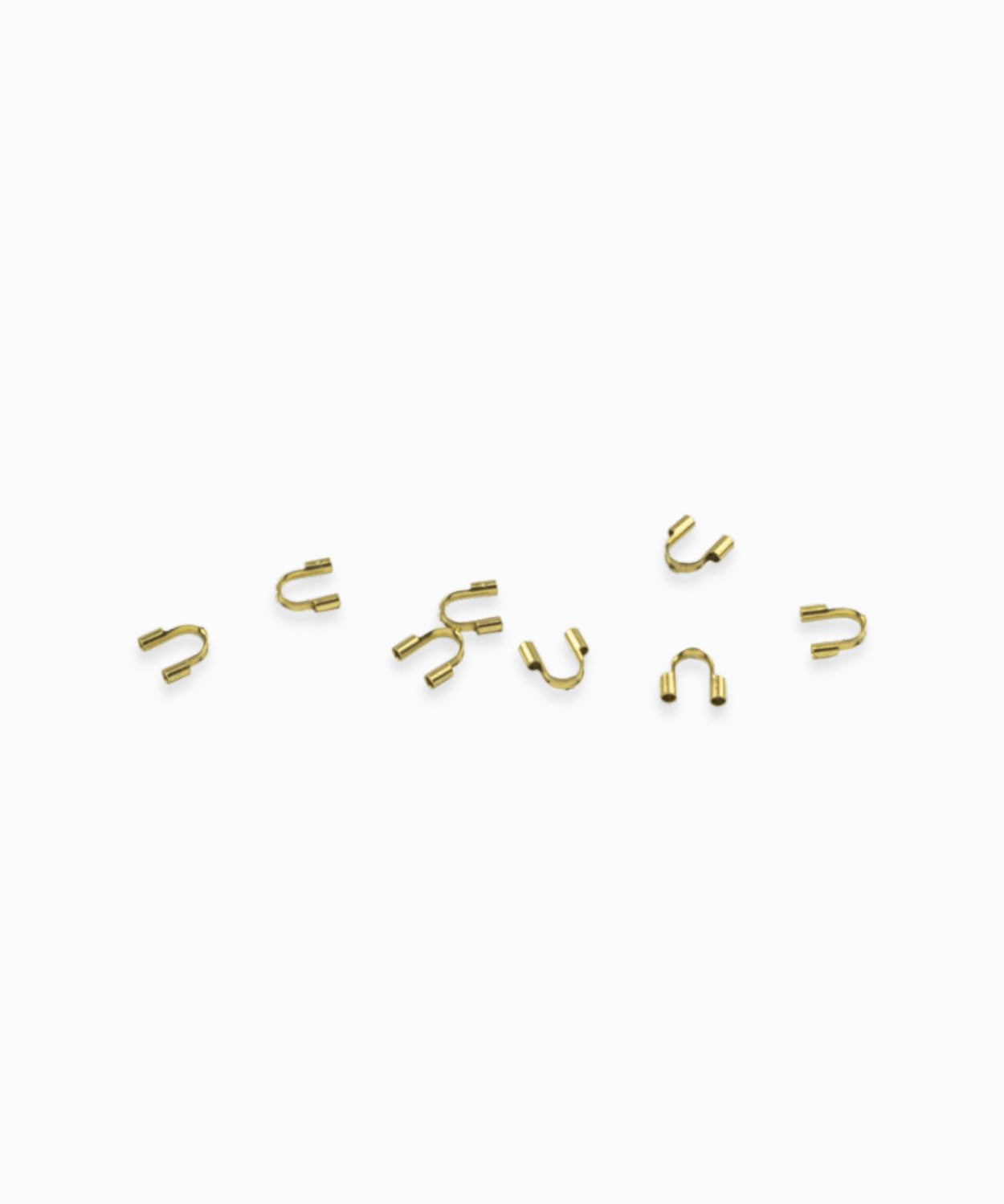 Embouts caps 8 mm pour perles en pâte polymère - Doré x50 - Perles & Co Embouts caps 8 mm pour perles en pâte polymère - Doré x50 - Perles & Co