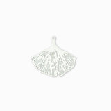 Estampes feuilles de Ginkgo laser cut 22x25mm