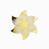 Estampes fleurs rosaces laser cut 40mm