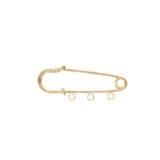 Broche + 3 anneaux 18x49mm