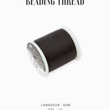 Fil Miyuki Beading Thread B 0.25mm noir