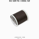 Fil Miyuki Beading Thread B 0.25mm marron