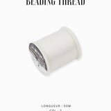 Fil Miyuki Beading Thread B 0.25mm coquille d'oeuf